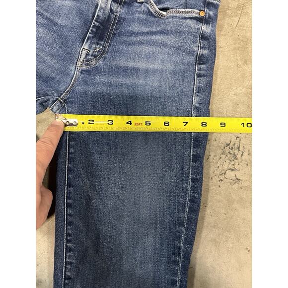 Mother Jeans Womens 24 Flare Bell Bottom Weekender Fray Teaming Up Made In USA - Picture 8 of 15